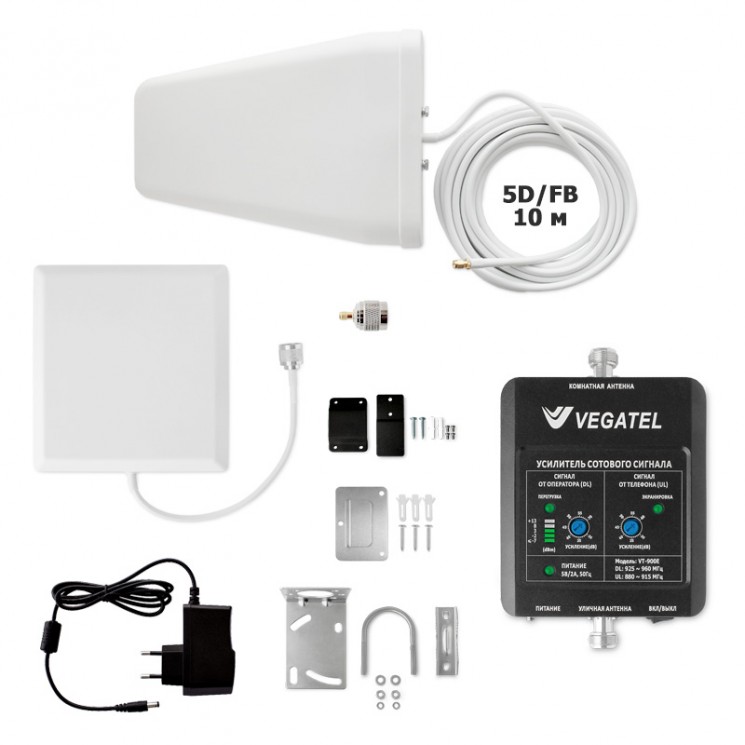 готовый комплект Vegatel VT-900E-kit (дом, LED)