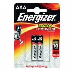 Батарейка AAA Energizer LR03-2BL Max, 1.5В, (2/24)