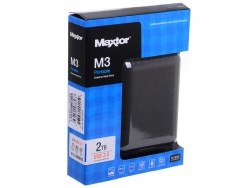 Жесткий диск Seagate USB 3.0 2Tb STSHX-M201TCBM Maxtor 2.5" черный