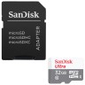 Карта памяти SanDisk microSDHC 32 ГБ 80 МБ/с, 533X, Class 10, (SDSQUNS-032G-GN6TA)