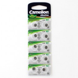 Батарейка Camelion AG1-LR621-10BL (G1, LR60, 164, 364, GP64A, SR621W) (цена за 1 штуку)