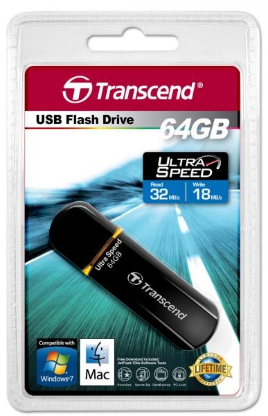 USB флешка 64Gb Transcend JetFlash 600 (TS64GJF600)