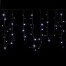 Гирлянда "Бахрома" Ш:2,4 м, В:0,6 м, нить темная, LED-120, 8 режимов.цвет свечения БЕЛЫЙ