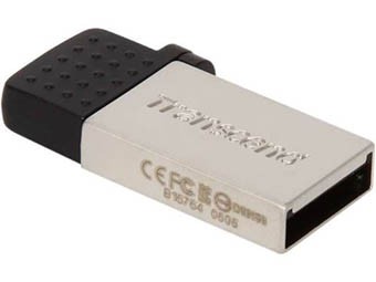 Флеш-накопитель 64Gb Transcend JetFlash 380, USB 2.0, пластик, OTG