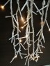 Светодиодный уличный "Занавес" 3x3м 896!!! LED ламп, белый провод, свет свечения Тёплый Белый (c-1963)