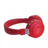 Наушники Bluetooth Boyi 70 с микрофоном - FM - microSD RED