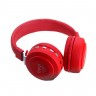 Наушники Bluetooth Boyi 70 с микрофоном - FM - microSD RED