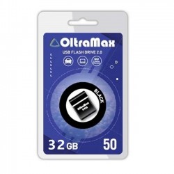 Флеш-накопитель 32 Gb OltraMax Drive 50 Mini Black (OM-32GB-50-BLACK)