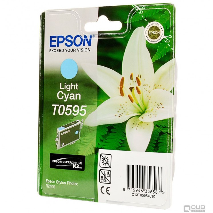 Картридж Epson T0595 Light Cyan оригинал в технологической упаковке