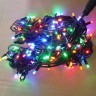 Гирлянда уличная 30м. 200 LED, темный провод, разноцветный с мерцанием (можно соединять) (арт.WM30-mult)