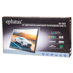 Телевизор с цифровым тюнером DVB-T2 Eplutus EP-162T, 16 дюймов