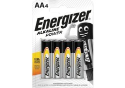 Батарейка Energizer Alkaline power LR6 AA BL4, упаковка 4 шт.