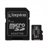 Карта памяти microSDXC 64Gb Kingston, Canvas Select Plus, Class10, UHS-I U1 A1 100Mb/s, с адаптером