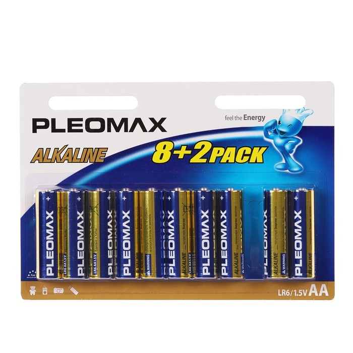Батарейка Samsung Pleomax Alkaline AA/LR6 1.5V  -  10шт.