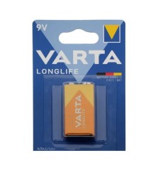 Батарейка крона VARTA LONGLIFE 4122 6LR61 BL1