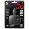 FM-трансмиттер Defender RT-Multy, Bluetooth, 2 USB, microSD, пластик, цвет: чёрный