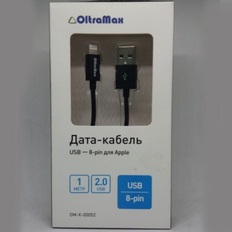 Купить Кабель USB - Apple 8 pin Lightning  OltraMax 1M (OM-K-00052) в магазине Мастер Связи