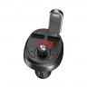 FM-трансмиттер HOCO E41, Bluetooth, 2 USB, microSD, пластик, микрофон, цвет: чёрный