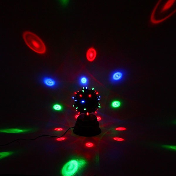 Световой прибор Дискобол, 30см, RGB,( красный, зеленый, синий)