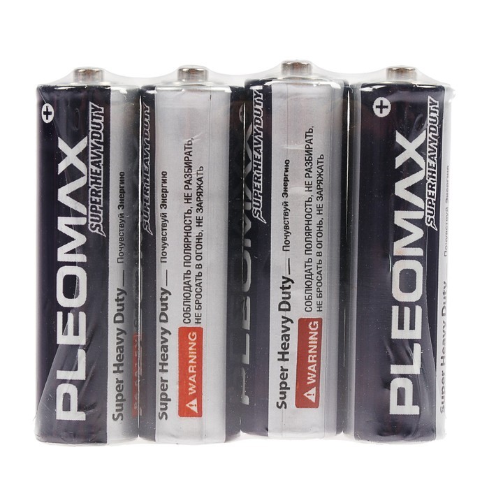 Батарейка AA Samsung Pleomax R06-4P, 1.5В, (4/24/480)