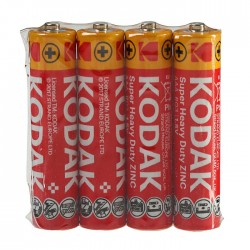Батарейка AAA Kodak R03-4P Super Heavy Duty, 1.5В