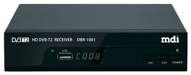 Купить DVB-T2 ресивер MDI DBR-1001 в магазине Мастер Связи