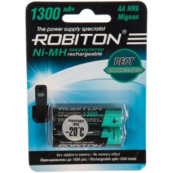 Аккумулятор ROBITON 1300MHAA-2 DECT BL2 (2шт)