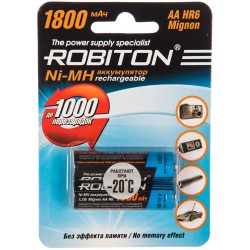 Аккумулятор ROBITON 1800MHAA-2 (2шт) 