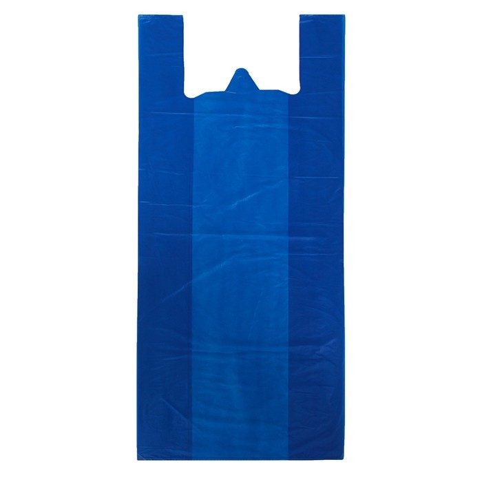 Купить Пакет "Синий", полиэтиленовый майка 90 х 40 см, 20 мкм в магазине Мастер Связи