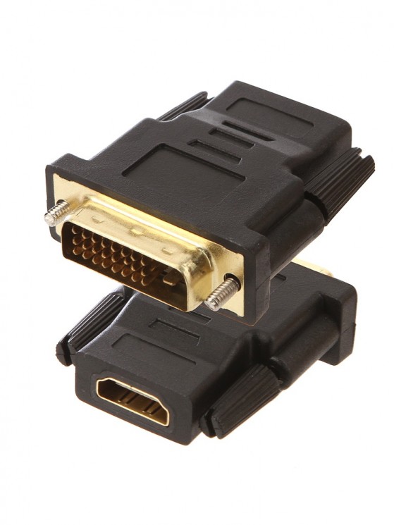 Адаптер DVI-D (вилка) - HDMI A (розетка) Perfeo (арт A7004)