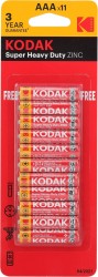 Батарейка AAA Kodak R03-11BL Heavy Duty, 1.5В