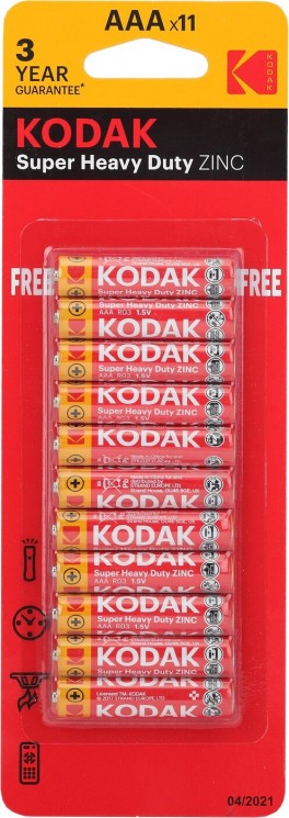 Купить Батарейка AAA Kodak R03-11BL Heavy Duty, 1.5В в магазине Мастер Связи