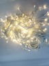 Бахрома уличная 12м*20-40-60см, 290 ламп LED, цвет свечения Теплый Белый, нить белая, мерцание (можно соединять) (арт.с343-12бахр-тб)