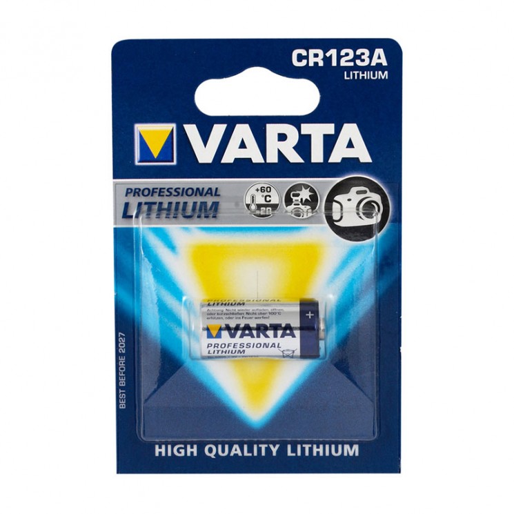 Купить Батарейка VARTA PROFESSIONAL LITHIUM CR123A, 3V  в магазине Мастер Связи