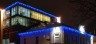 Бахрома для улицы 25м 30/50/70см, 600 ламп LED, Мерцает, цвет Синий, нить черная, можно соединять (арт.zwm-3-1500blue-t) 
