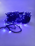 Гирлянда уличная 30м. 200 LED, темный провод, Синий с мерцанием (можно соединять) (wm30-blue)