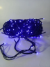 Гирлянда уличная 30м. 200 LED, темный провод, Синий с мерцанием (можно соединять) (wm30-blue)