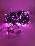 Гирлянда уличная 40м. 250 LED, темный провод, Розовый с мерцанием (можно соединять) (арт.WM40)