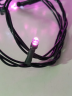 Гирлянда уличная 40м. 250 LED, темный провод, Розовый с мерцанием (можно соединять) (арт.WM40)