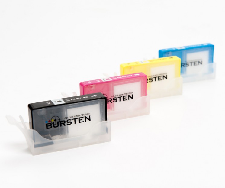 Купить Перезаправляемые нано-картриджи BURSTEN HP № 178 x 4 шт. с чипами в магазине Мастер Связи