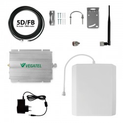готовый комплект для усиления сотовых сигналов Vegatel VT-900E/1800-kit