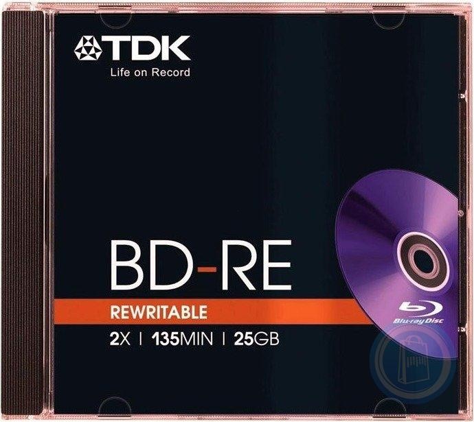 Купить TDK Blu-Ray 25GB, 135MIN, 2x, 1шт, Jewel Case в магазине Мастер Связи