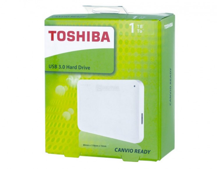 Купить Внешний Жесткий диск Toshiba Canvio Ready HDTP210EW3AA на 1 Tb в магазине Мастер Связи