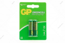 Батарейка GP Greencell AA 2шт в упаковке (GP15G-2CR2)