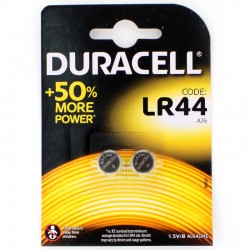 Батарейка Duracell LR44 (AG13, A76,1166A, LR1154,303,357) 2BL 