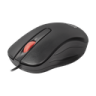 Мышь проводная Defender, MM-756, Point, 1000 DPI, оптическая, USB, 3 кнопки, цвет: чёрный