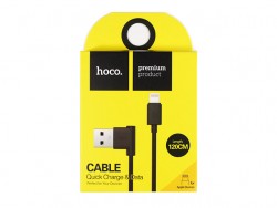 Кабель USB - Apple 8 pin Lightning  HOCO UPL11, 1.2м, боковой Black