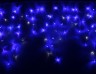 Бахрома для улицы 6м*30/50/70см, 150 ламп LED,цвет свечения голубой, нить белая, Мерцает, можно соединять (арт.zwm-3-blue)