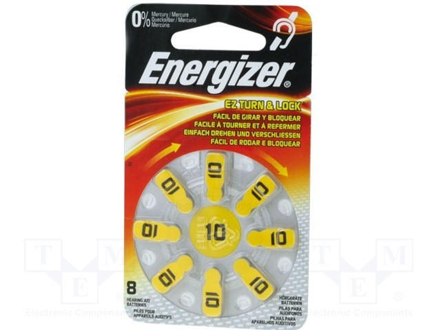 Купить Батарейка Energizer Zinc Air для слуховых аппаратов 1,4V (цена за 1 штуку) в магазине Мастер Связи