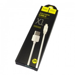 Кабель USB - Apple 8 pin Lightning  Hoco X1 White 3M 